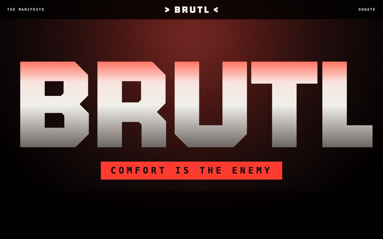 Screenshot of BRUTL